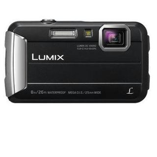 PANASONIC LUMIX Waterproof Digital Camera Underwater Camcorder with Optical Image Stabilizer, Time Lapse, Torch Light and 220MB Built-In Memory - DMC-TS30K (Black)