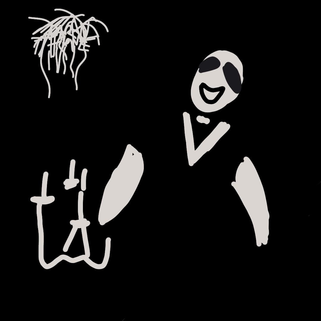 Darkthrone art in MS Paint
