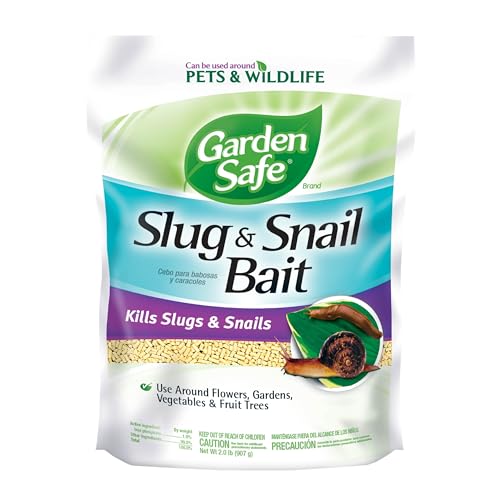 Garden Safe Slug &amp;amp; Snail Bait Granules, Kills Slugs &amp;amp; Snails, 2 Lb