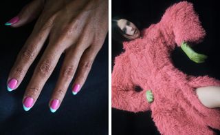 Nail art by Paintbox NYC inspired by Wallpaper September 2021 Style Issue