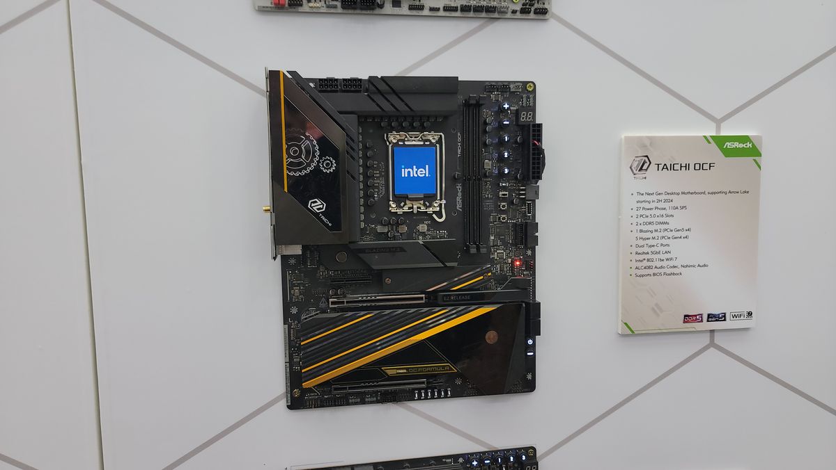 ASRock Arrow Lake-S Motherboards from Computex 2024