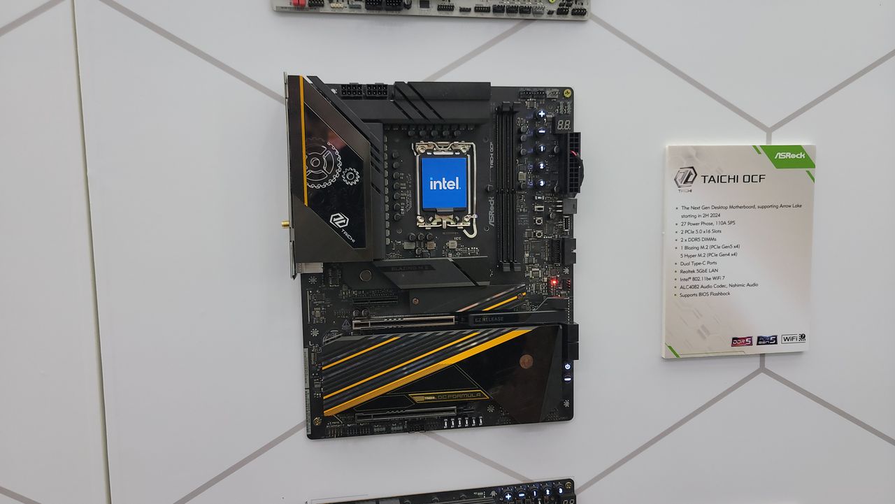 ASRock Arrow Lake-S Motherboards from Computex 2024
