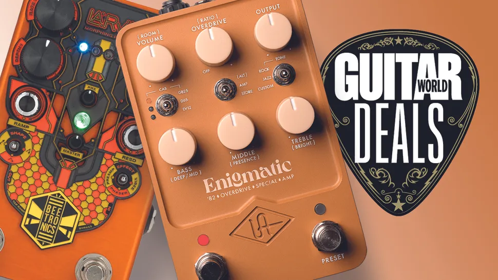 Pocket mammoth savings on some of our favorite stompboxes in Sweetwater's ginormous pedal sale - including popular units from UAFX, Beetronics FX, DigiTech, Keeley, Maxon, and so much more