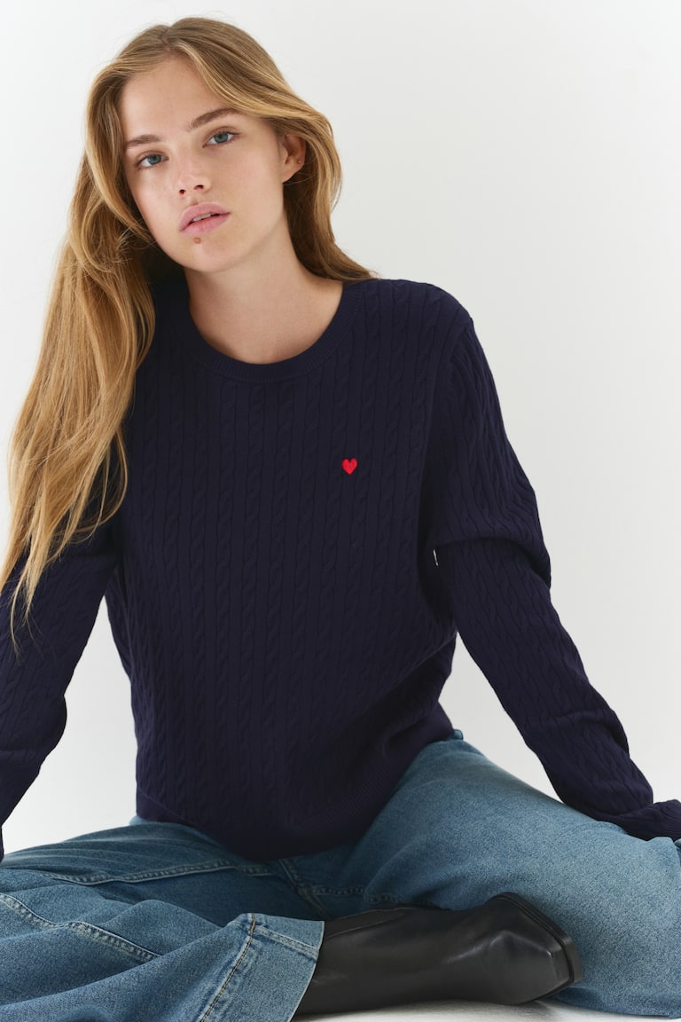 Cable-Knit Sweater