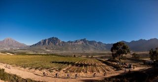 General view during stage 1 of the 2011 Absa Cape Epic Mountain Bike stage race held from Saronsberg Wine Estate in Tulbagh, South Africa on the 28 March 2011