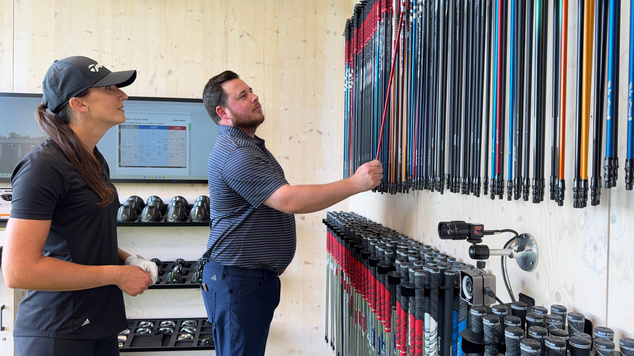 Shaft Wall at TaylorMade Kingdom