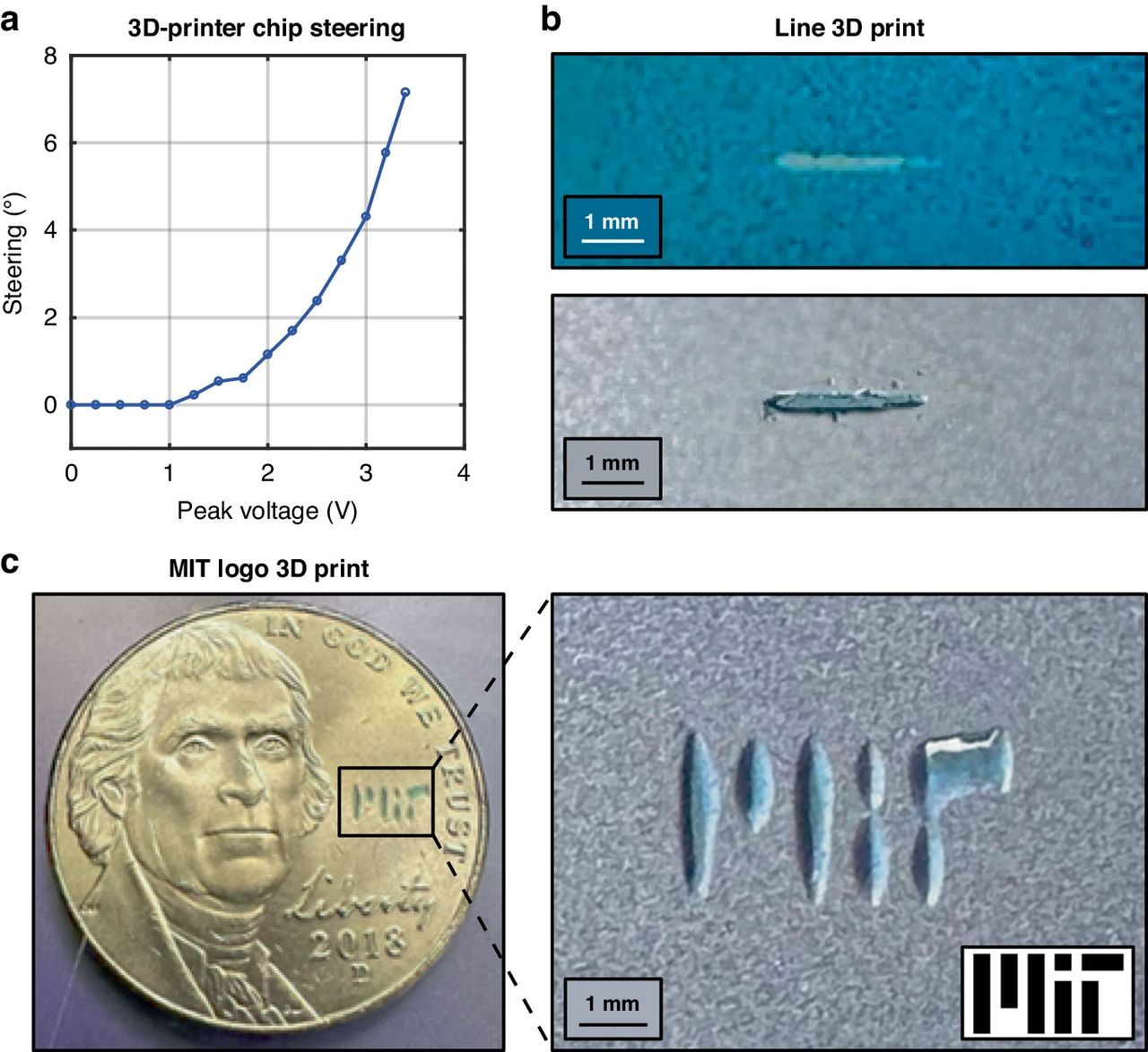 The first chip-based 3D printer