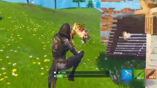 A miraculous Fortnite shotgun play.