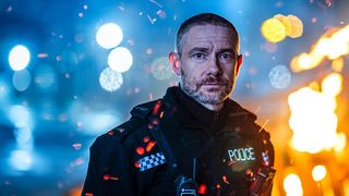 Martin Freeman in police uniform for The Responder