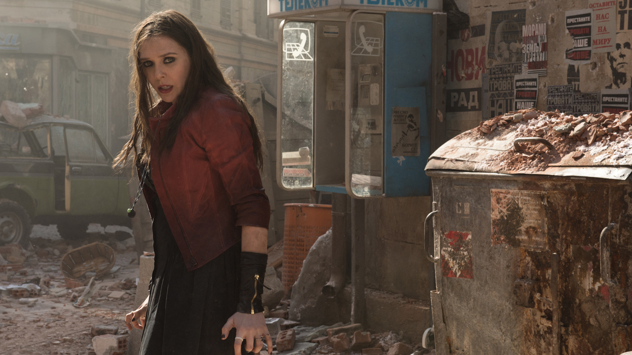 Elizabeth Olsen as Scarlet Witch in Avengers: Age of Ultron