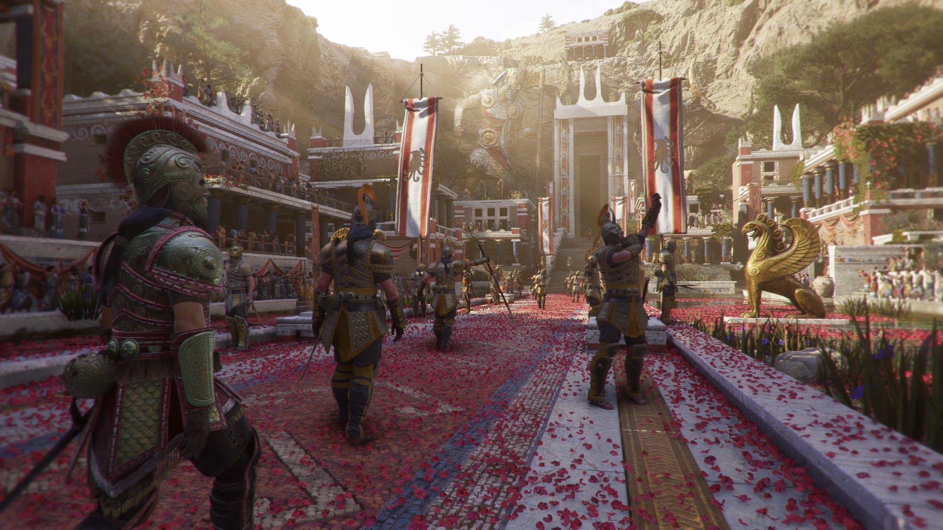Resonance: A Plague Tale Legacy screenshot of Theseus walking down a pathway into the lair.
