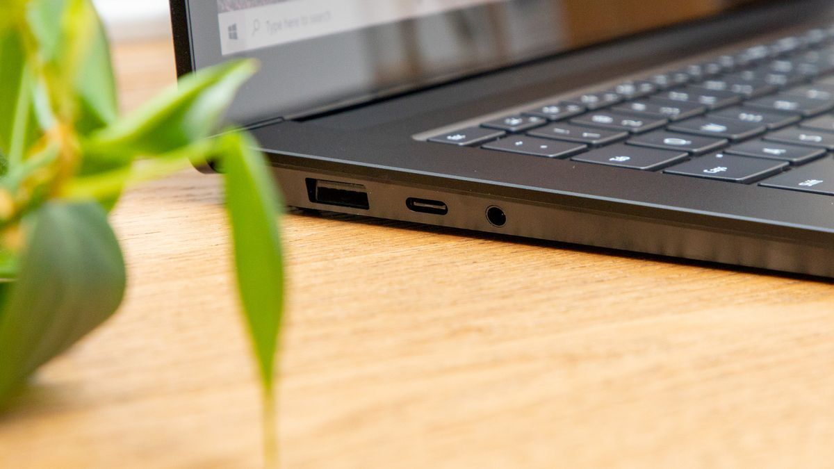 The Surface Laptop 3 only has two ports.