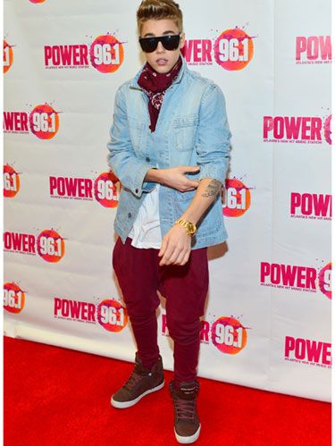 Justin Bieber in Harem pants