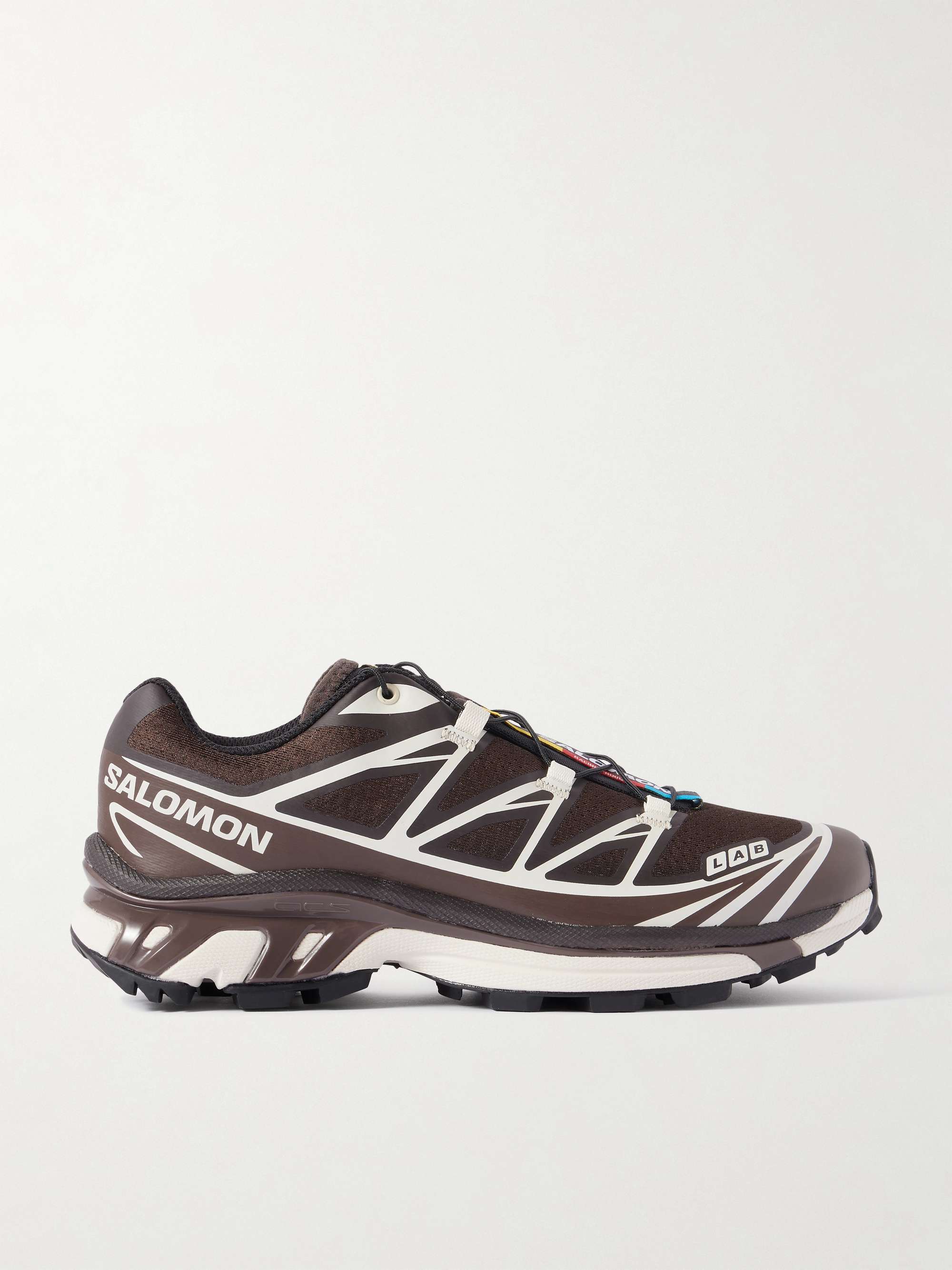 Xt-6 Rubber-Trimmed Mesh Sneakers