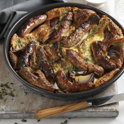 Herby Toad In The Hole recipe-pork recipes-recipe ideas-new recipes-woman and home