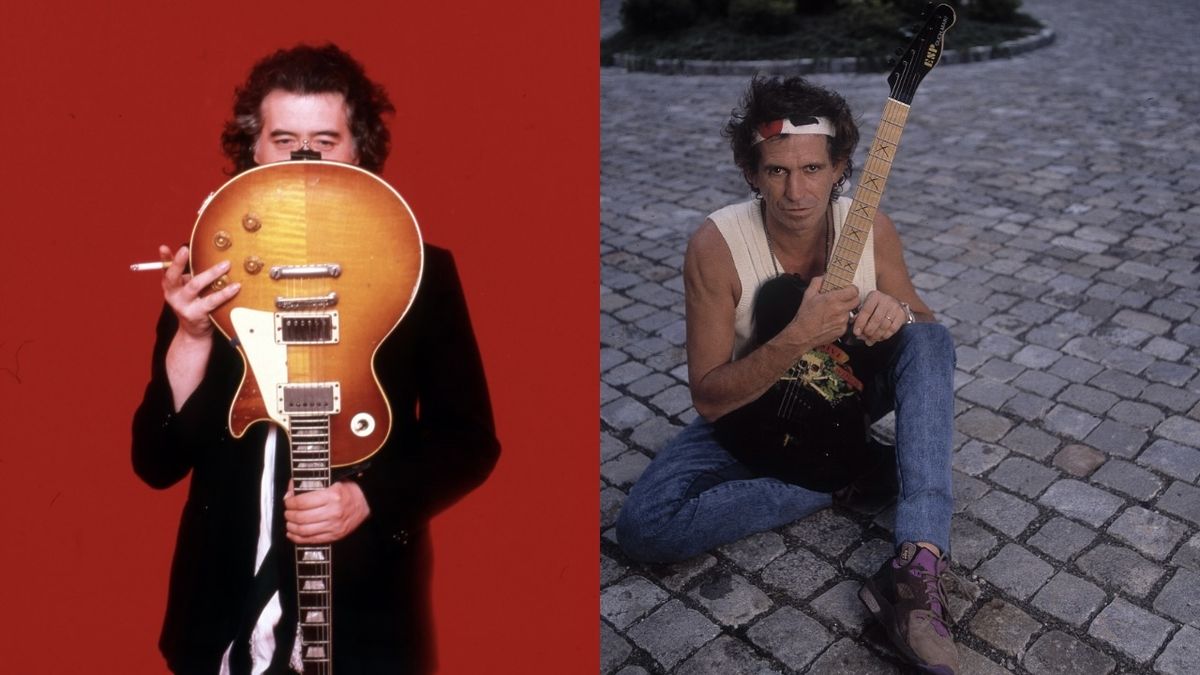 Keith Richards sent Jimmy Page a magnum of champagne for playing on the first Rolling Stones single co-written by Ronnie Wood