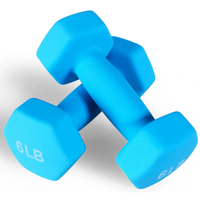 BalanceFrom Neoprene Coated Dumbbells 6lb