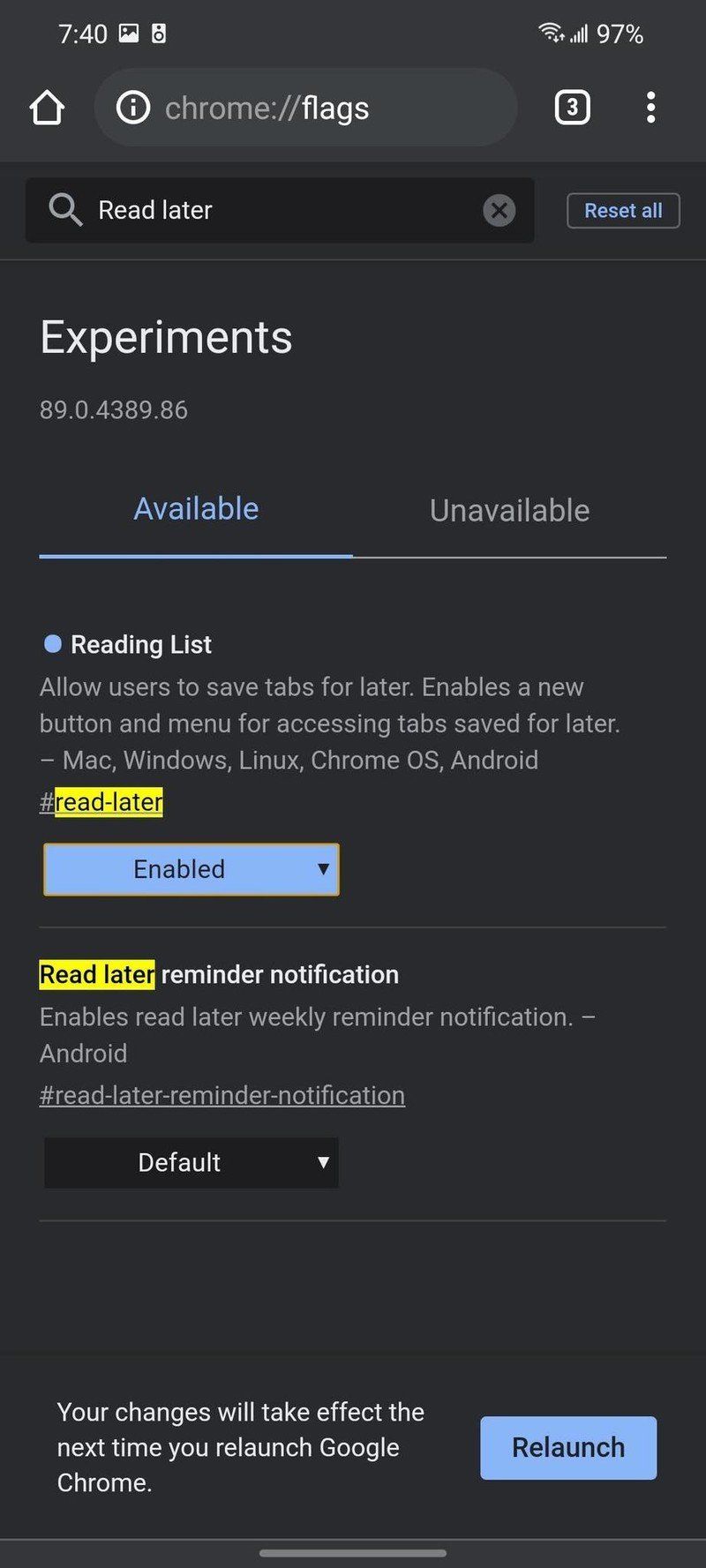 How to enable the Read Later feature in Google Chrome | Android Central