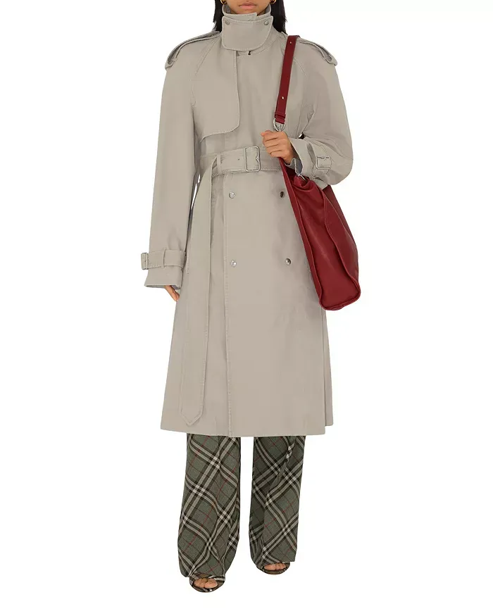 Burberry, Long Cotton Trench Coat
