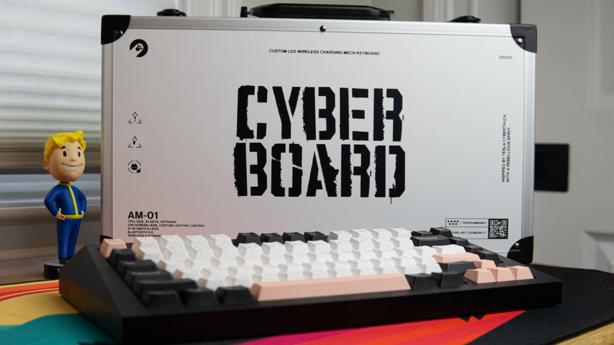 THE FUTURE IS HERE! Cyberboard R4 Mechanical Keyboard by Angry