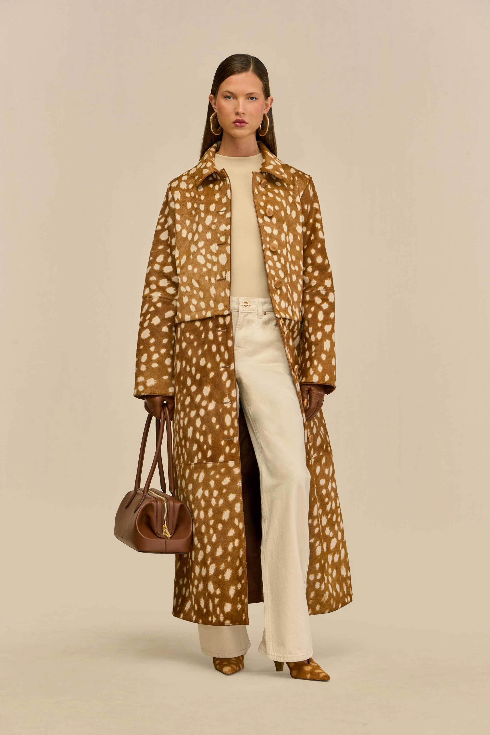 CULT GAIA, Glinda Convertible Coat - Cervino