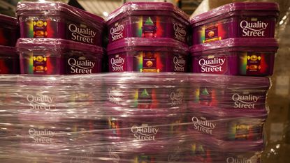 Quality Street chocolate boxes