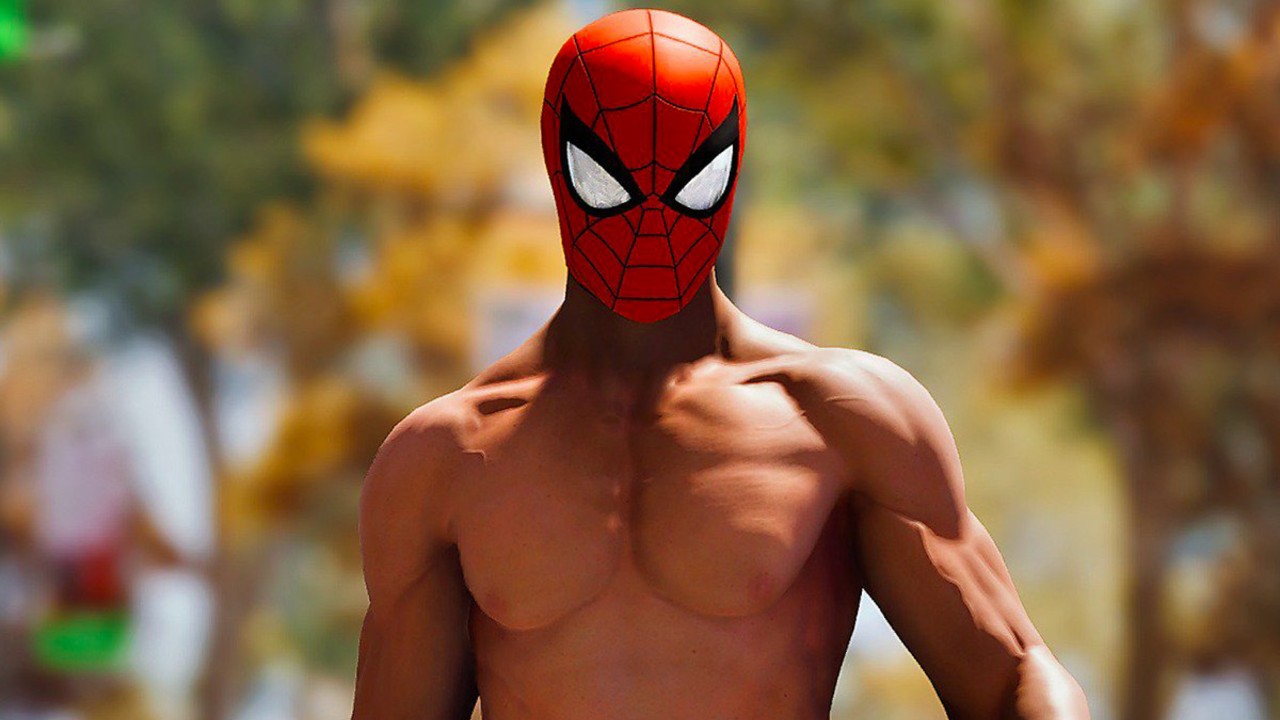 Spider-man tits