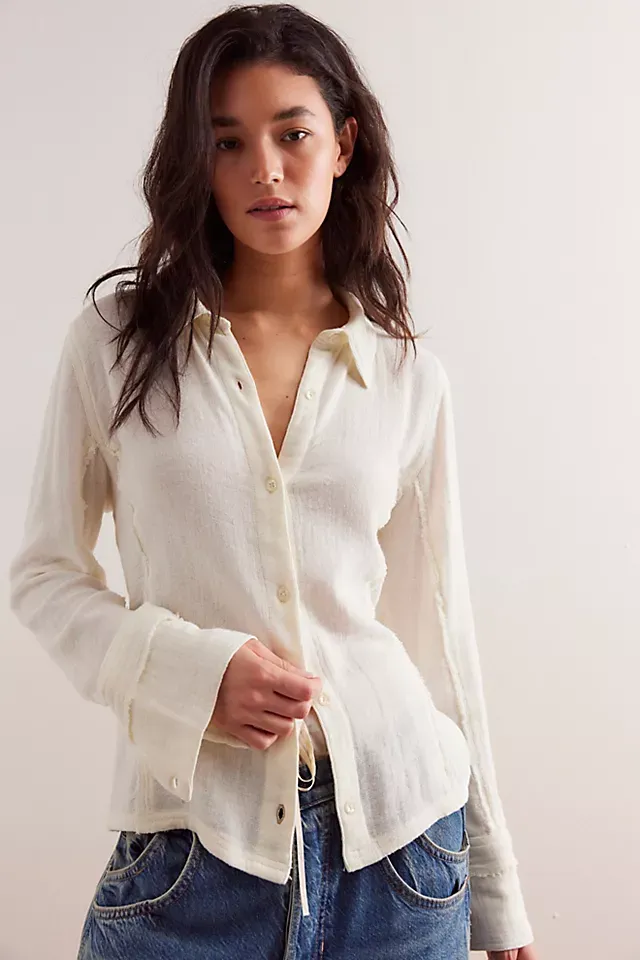 We the Free Sunshine Gauze Top