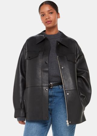 Clean Bonded Leather Jacket