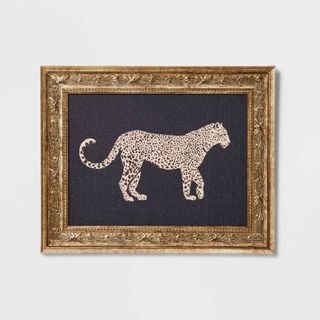 Cheetah Framed Wall Art Canvas - Threshold™ designed with Studio McGee