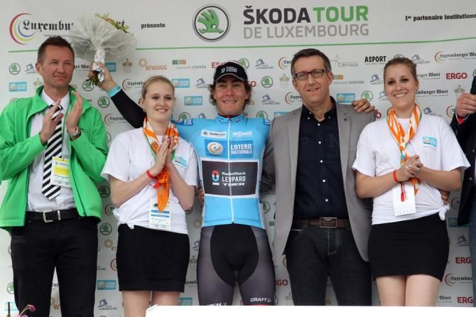 Giacomo Nizzolo (RadioShack Leopard) remains in the points leader's jersey