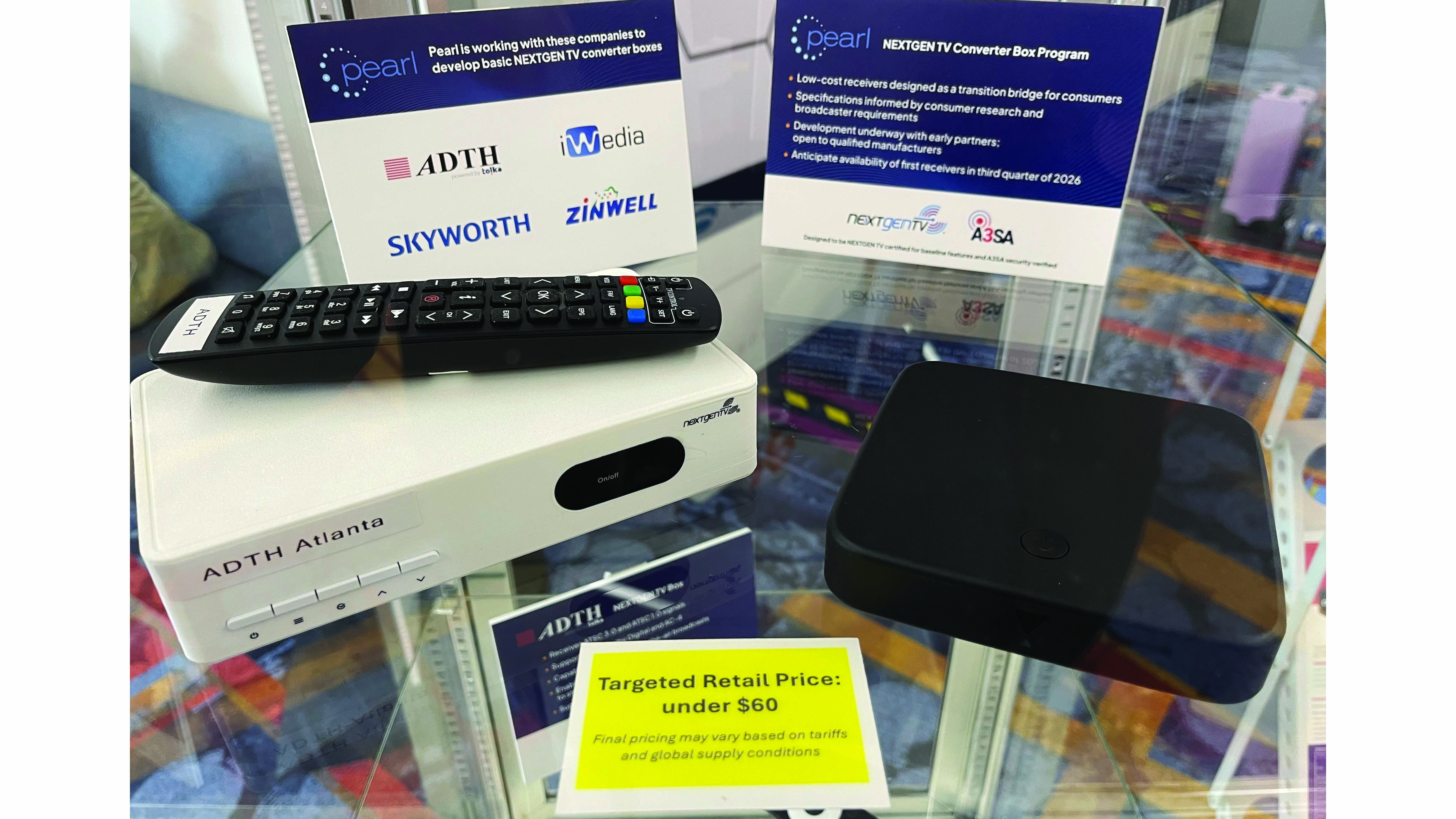 Pearl TV is expected to provide more details on its affordable Converter Box Initiative announced at the 2026 CES.