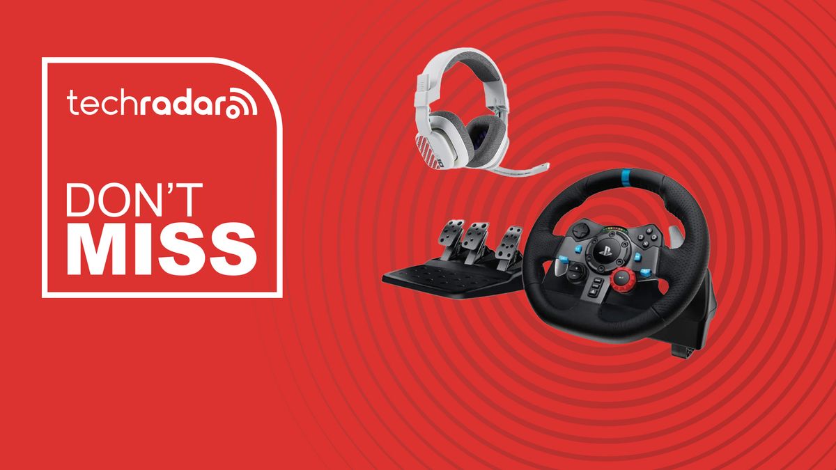 The Logitech G29 Driving Force with the ASTRO Gaming A10 Gen 2 Headset bundle