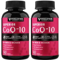 2 Pack CoQ10 High Absorption, Antioxidant for Heart Health, was $79.99, now $32.25 at Walmart