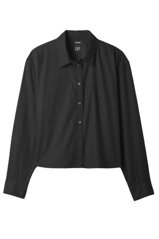 Gap Organic Cotton Poplin Cropped Shirt (Was $60) 