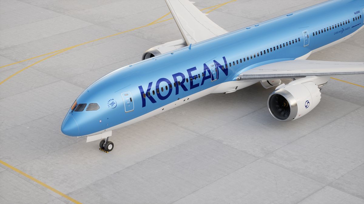 Korean Air new logo in use