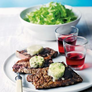 Steak with Flavoured Butter