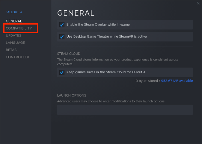 Enable Steam Play for individual games - 2