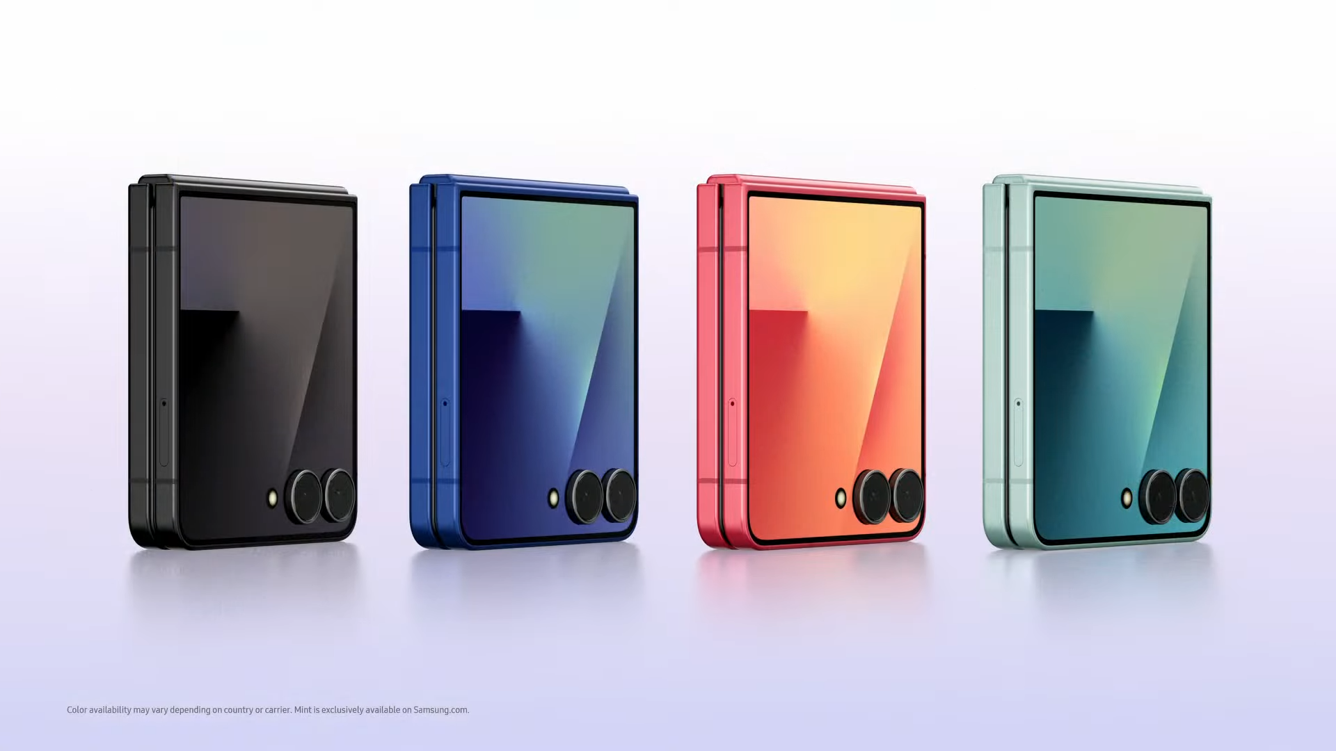 Z Flip 7 colors