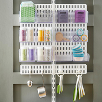 Elfa Utility White Mesh Pantry Over The Door Rack: View at The Container Store