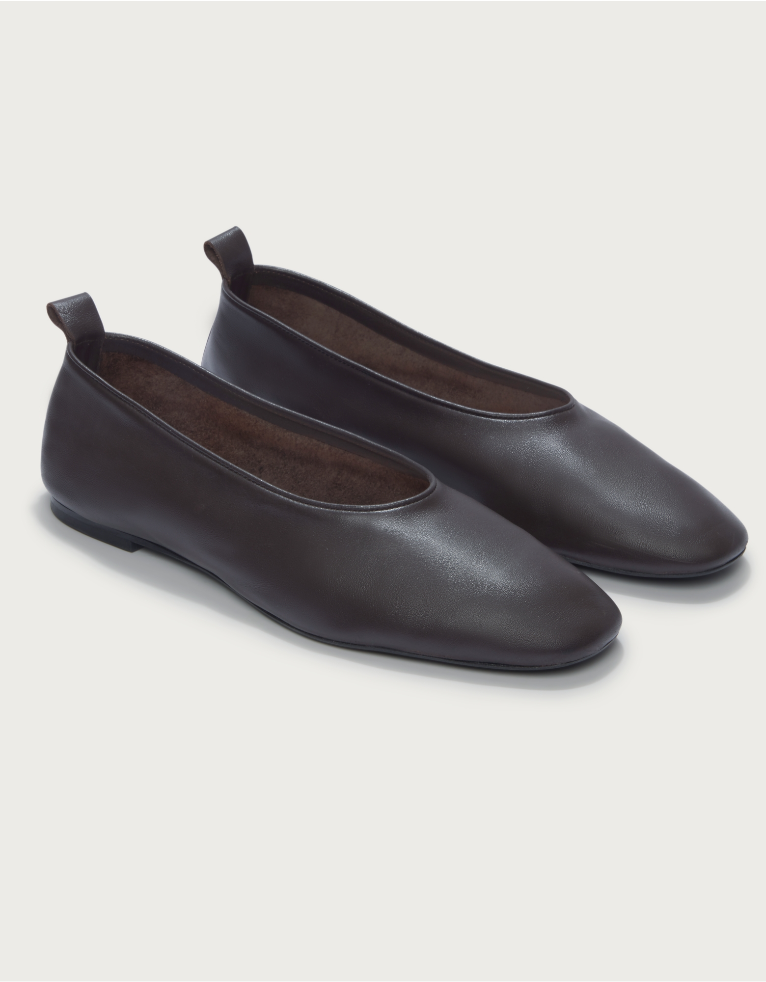 The White Company, Leather High Vamp Ballet Shoes