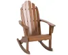 World Market Natural Wood Adirondack Rocking Chair