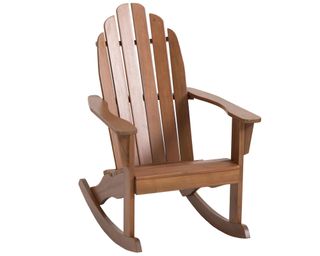 Natural Wood Adirondack Rocking Chair from World Market
