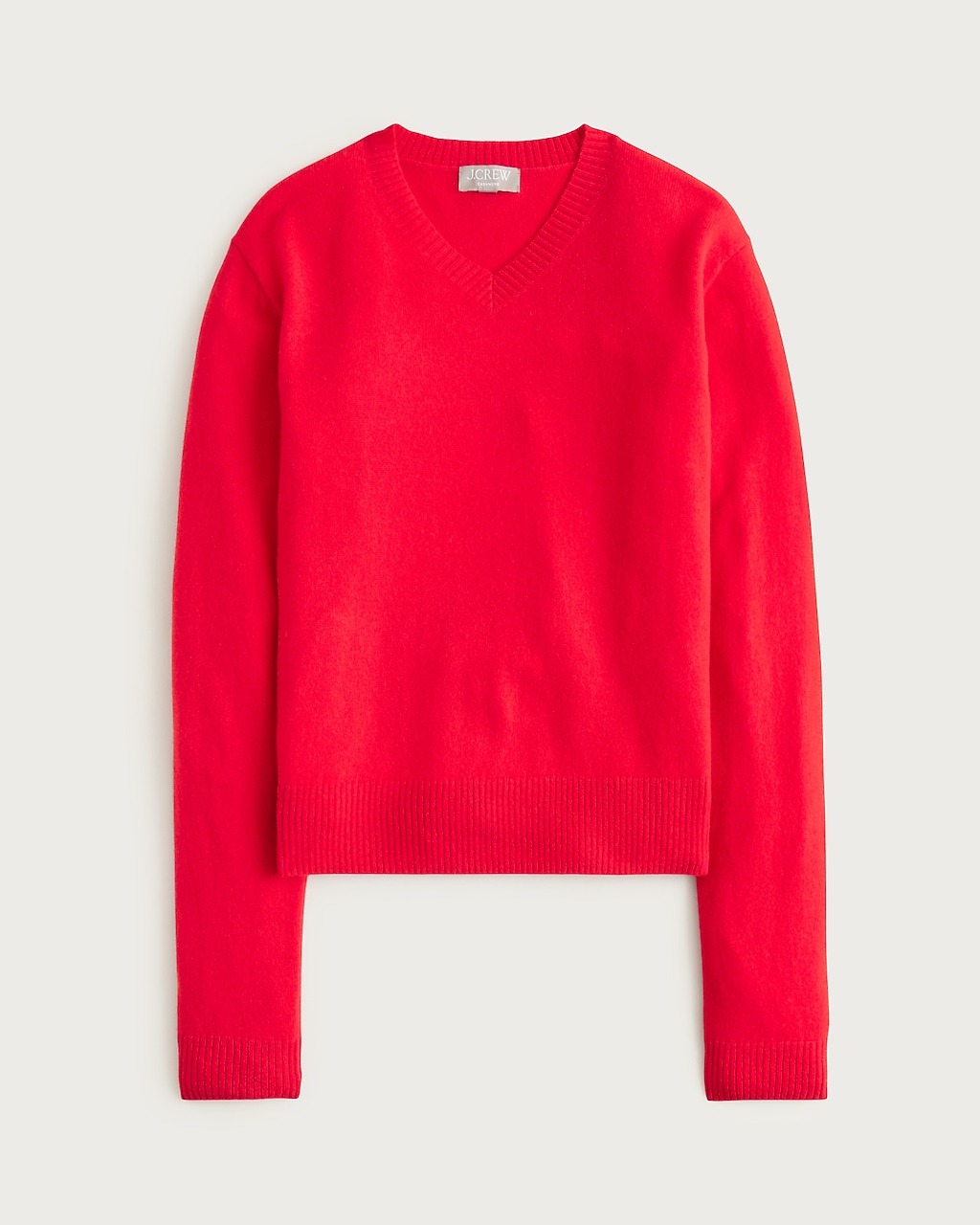 jcrew, Cashmere high V-neck sweater