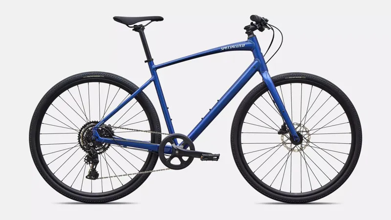 A side view of the Specialized Sirrus X 2 on a blank background
