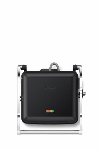 the Toast and Melt 4-Slice Sandwich Press, Black Truffle