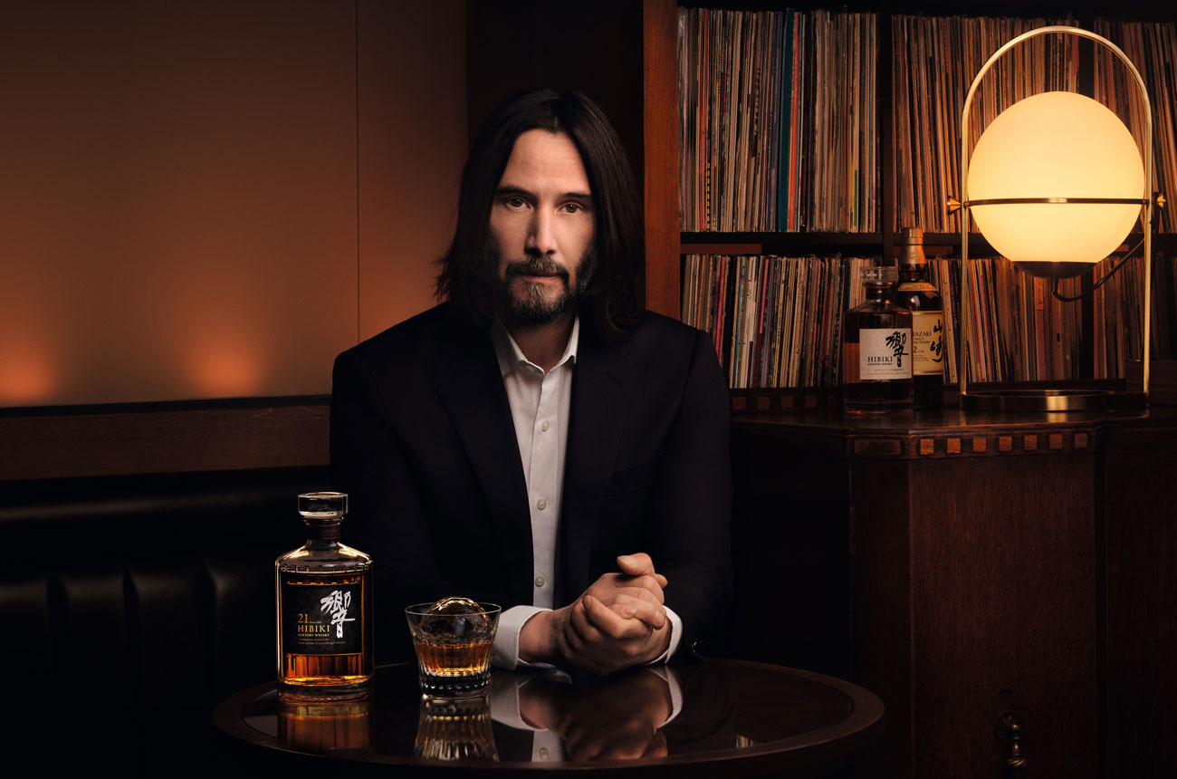 Keanu Reeves partners House of Suntory for anniversary