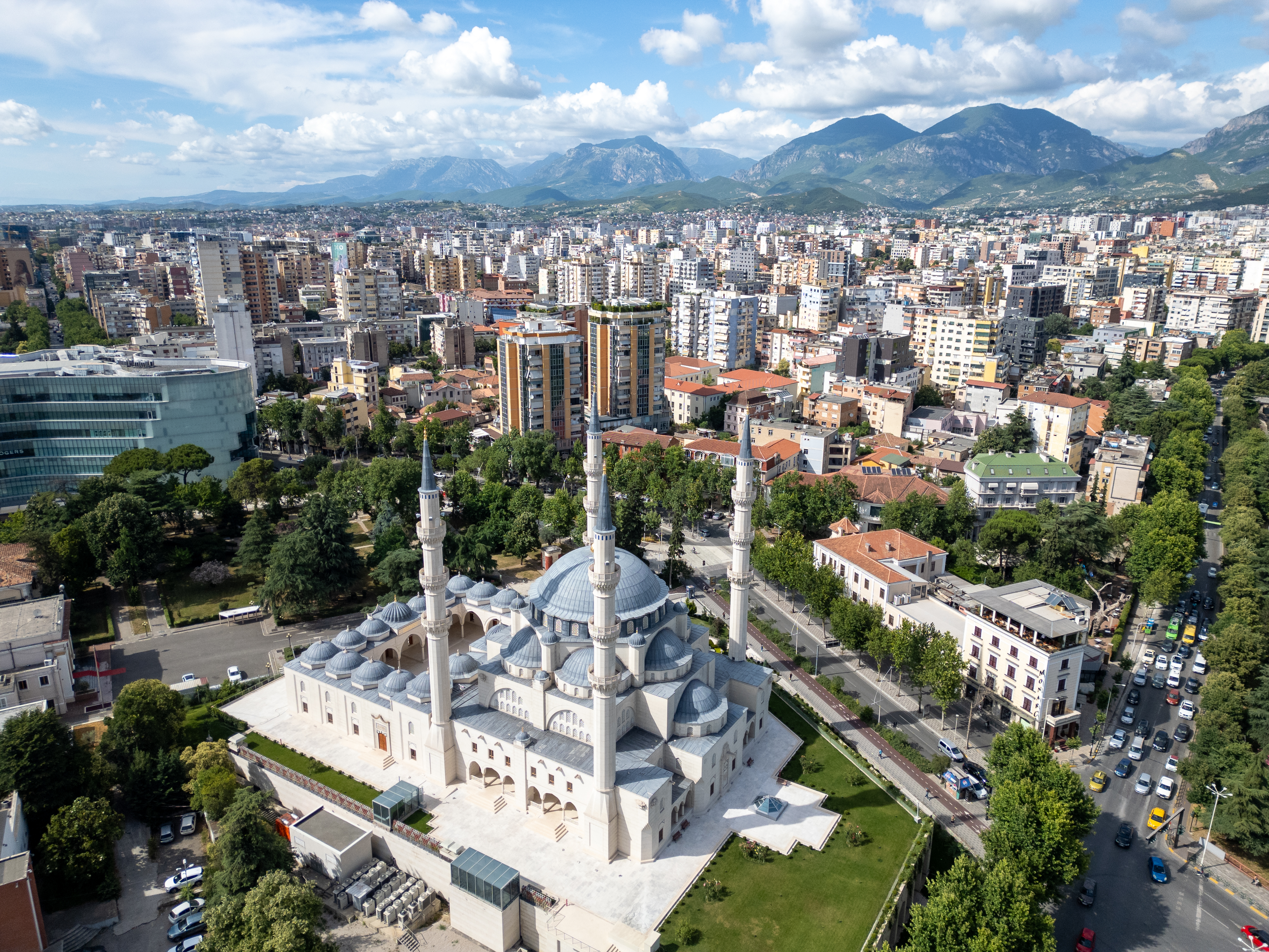 A mosque in Tirana, Albania