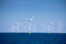 London Array offshore wind park in North Sea