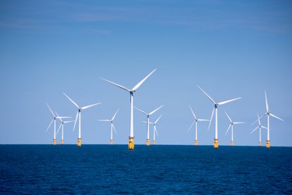 London Array offshore wind park in North Sea